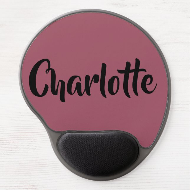 Charlotte from orphan Black calligraphy Gel Mouse Pad (Front)