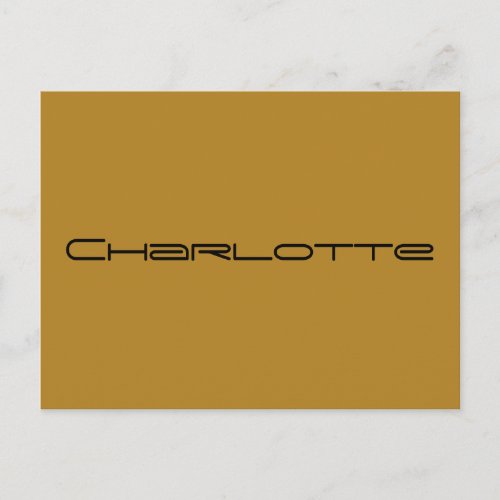 Charlotte from Orphan Black tv show geometric fon Postcard