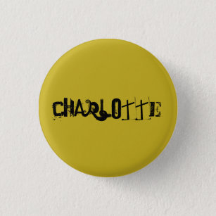 Charlotte frpm Orphan Black character name funky f Pinback Button