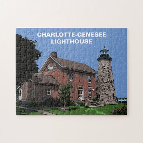 CHARLOTTE GENESEE LIGHTHOUSE JIGSAW PUZZLE