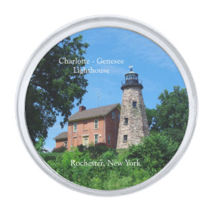Charlotte Genesee Lighthouse lapel pin