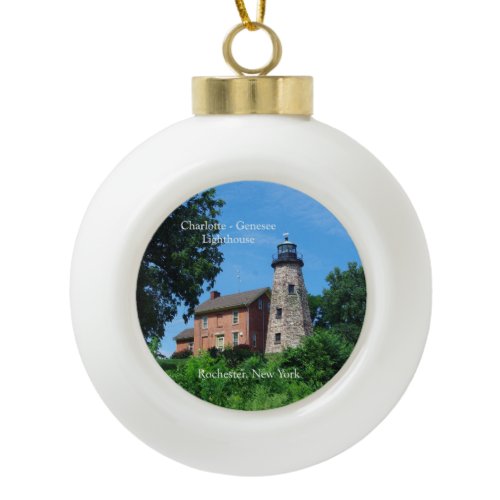 Charlotte Genesee Lighthouse ornament
