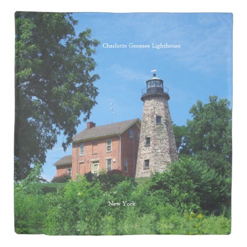 Charlotte Genesee Lighthouse single sided Duvet Cover