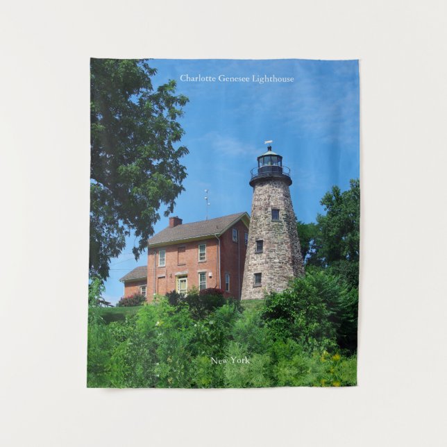 Charlotte Genesee Lighthouse tapestry (Front)