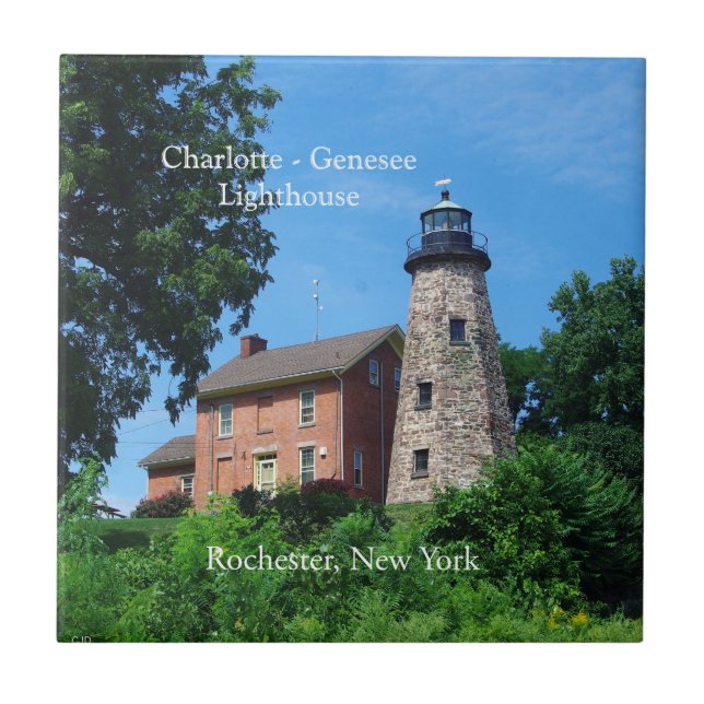 Charlotte Genesee Lighthouse tile (Front)