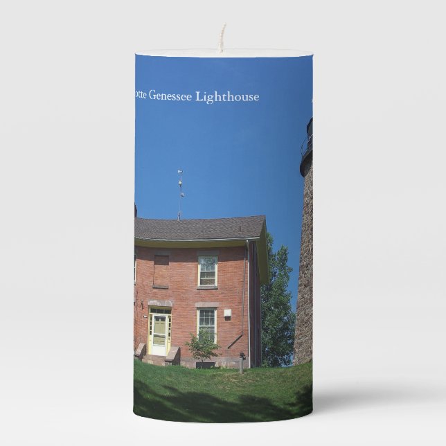 Charlotte Genessee Lighthouse candle (Front)