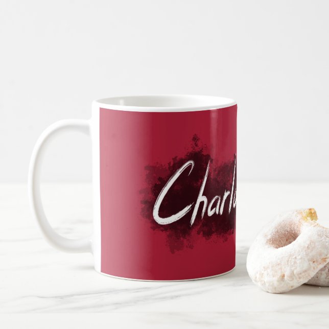 Charlotte Gift Your Name on Mug , best gift (With Donut)