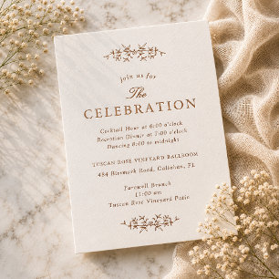 Charlotte Heirloom The Celebration Details Letterpress Enclosure Card