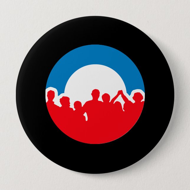 Charlotte in 2012 pinback button (Front)