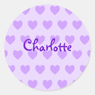 Charlotte Name Stickers | Zazzle