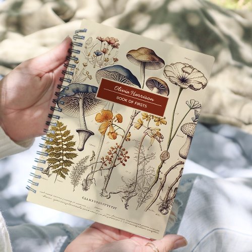 Charlotte Mason Book of Firsts Vintage Mushroom Planner