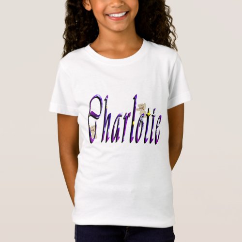 Charlotte Name Logo T_Shirt