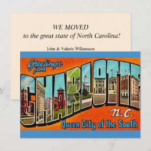 Charlotte NC Colorful Moving Announcement