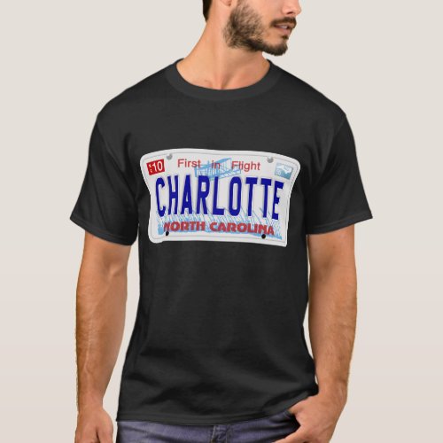 Charlotte _ NC Plate T_Shirt