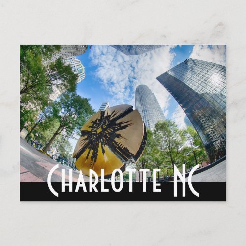 Charlotte NC Postcard