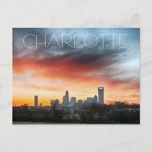 Charlotte NC Postcard
