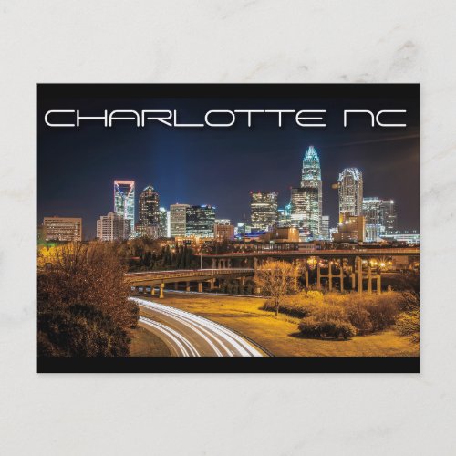 Charlotte NC Postcard