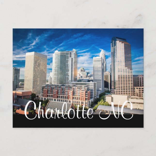 Charlotte NC Postcard (Front)