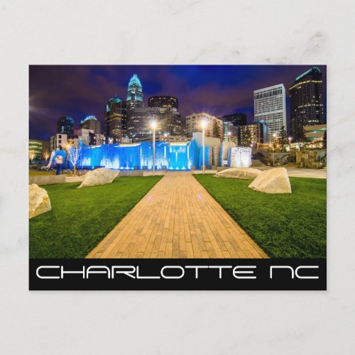 Charlotte NC Postcard