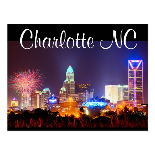 Charlotte NC Postcard