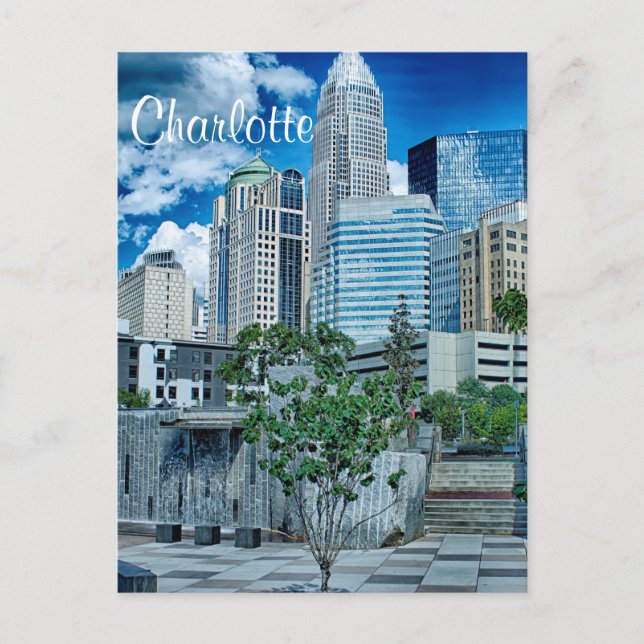 Charlotte NC Postcard (Front)