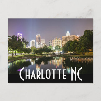Charlotte NC Postcard