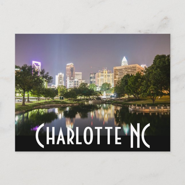 Charlotte NC Postcard (Front)