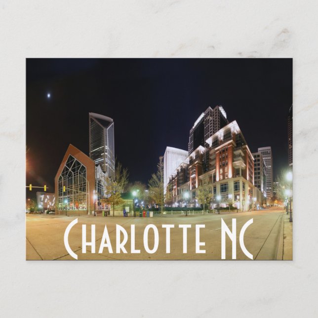 Charlotte NC Postcard (Front)