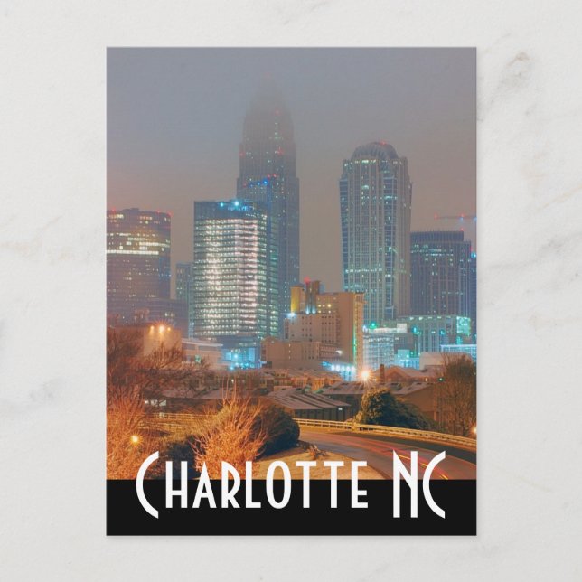 Charlotte NC Postcard (Front)