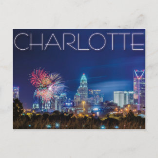 Charlotte NC Postcard
