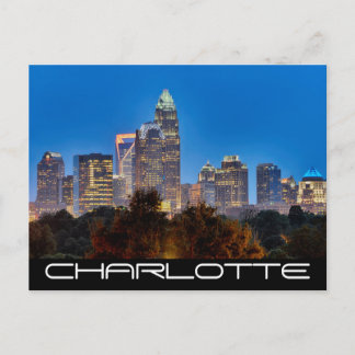 Charlotte NC Postcard
