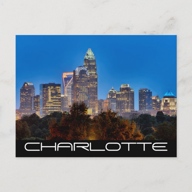 Charlotte NC Postcard (Front)