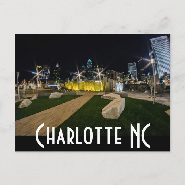 Charlotte NC Postcard (Front)