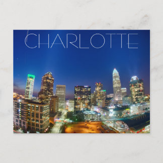 Charlotte NC Postcard