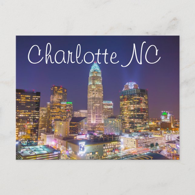 Charlotte NC Postcard (Front)