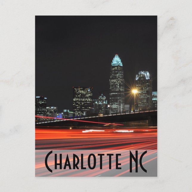 Charlotte NC Postcard (Front)