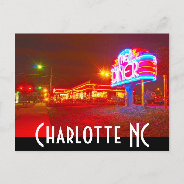 Charlotte NC Postcard (Front)