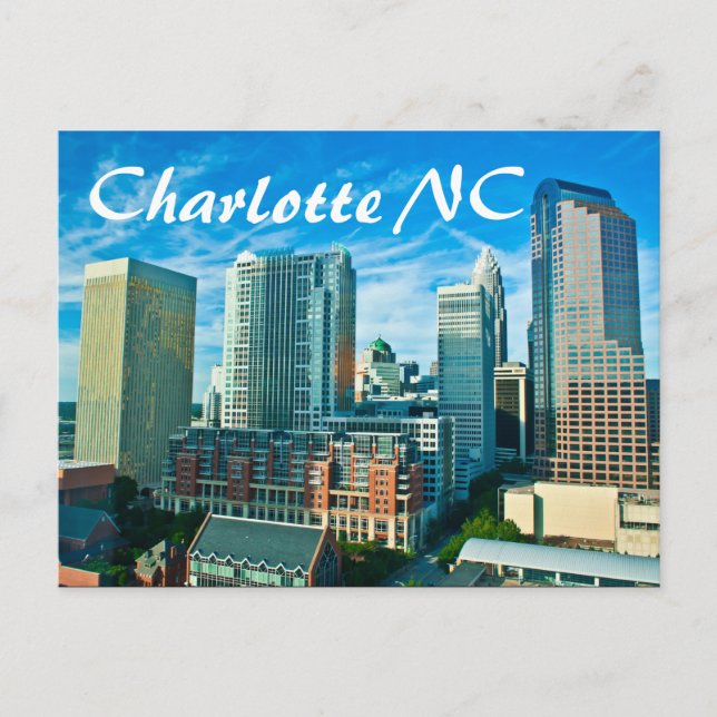 Charlotte NC Postcard (Front)