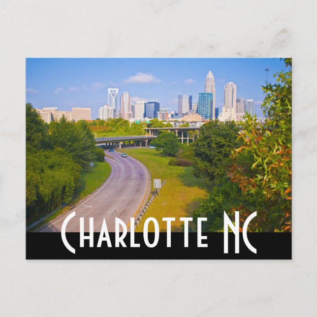 Charlotte NC Postcard (Front)