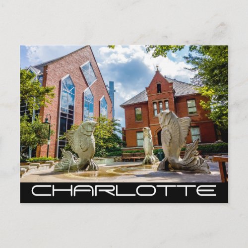 Charlotte NC Postcard