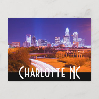 Charlotte NC Postcard