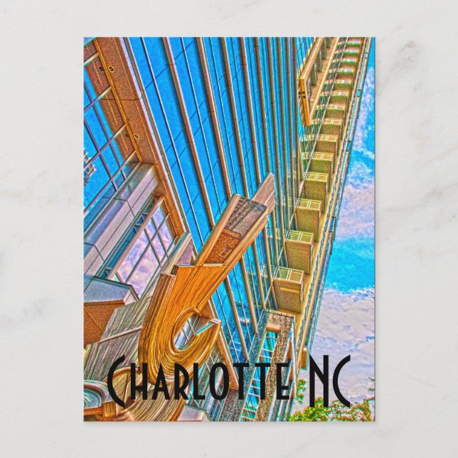 Charlotte NC Postcard (Front)