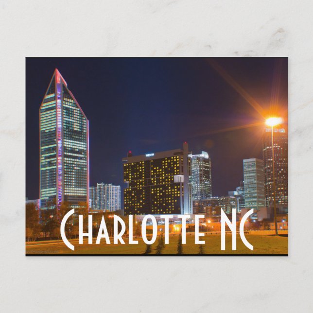 Charlotte NC Postcard (Front)