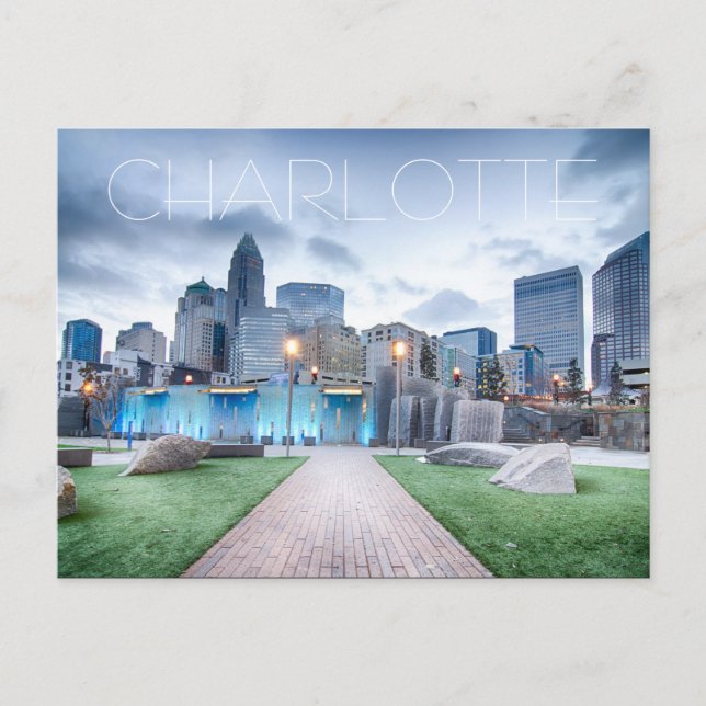 Charlotte NC Postcard (Front)