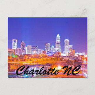 Charlotte NC Postcard