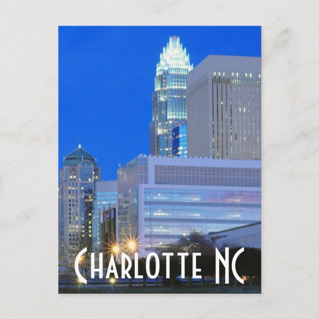 Charlotte NC Postcard (Front)