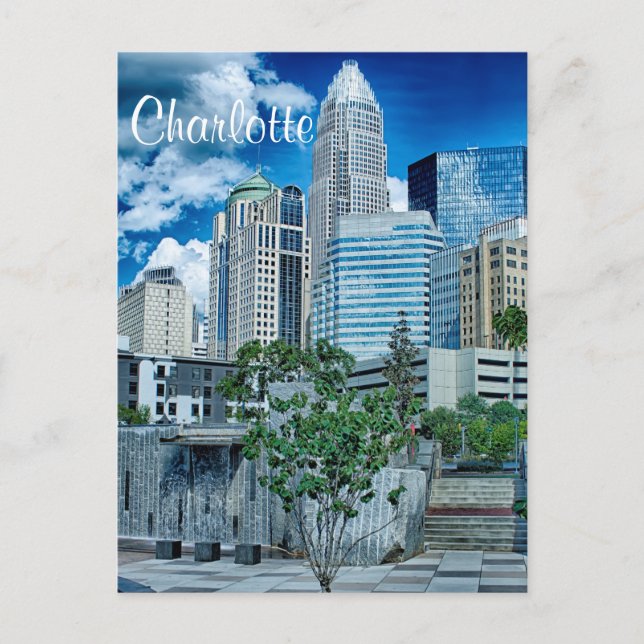 Charlotte NC Postcard (Front)