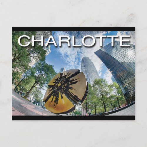 Charlotte NC Postcard