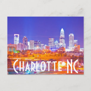 Charlotte NC Postcard
