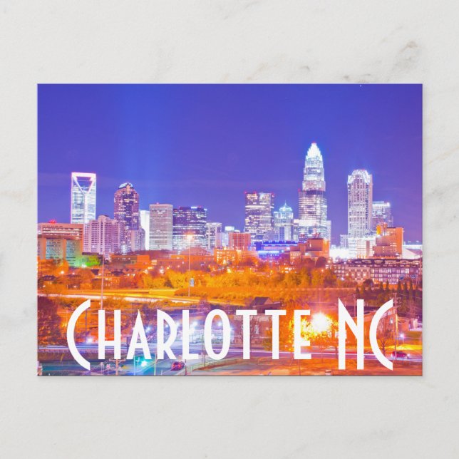 Charlotte NC Postcard (Front)